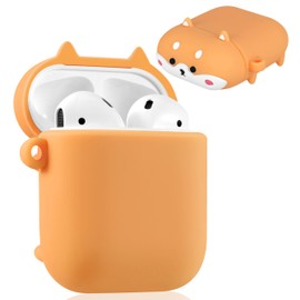 Boaretiu for Airpods 2nd/1st Case Cute Cartoon Kawaii - with Keychain Funny Design Cover Shell for Girls Teens Women Cases for Air Pods 2nd/1st, Dog