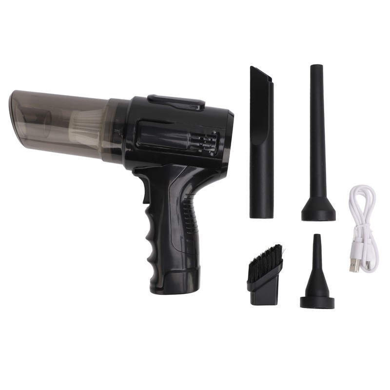 Car Vacuum Cleaner Cordless Black Handheld High Power Car Air