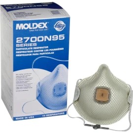 Moldex 2700 N95 disposable respirator with Ventex Valve Size M / L, Box of 10