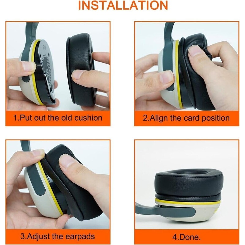 URS2GO Perfectly Fit Anti-Slip Pair of Replacement Ear Pads Cushion