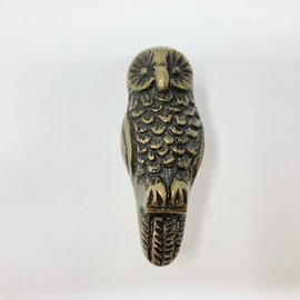 Vintage Antique Iron Bronze Handmade Metal Animal Cupboard Door Knobs, Drawer Pulls Cabinet Door Handles (18. Owl)