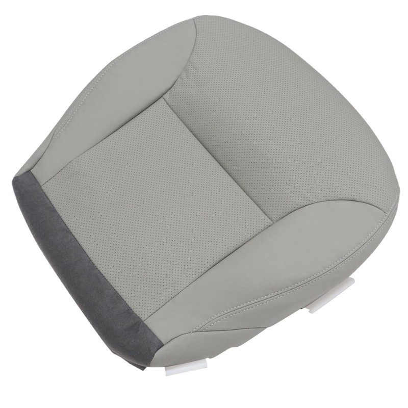 NLQR Front Driver Side Bottom, Perforated Replacement Seat Cover Gray