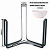 MINGFANITY Dinnerware Bowl Plate Holder Fit for 6.5 Inches Diameters