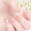 DZHILHMX 3D Nail Charms - Gold Star, Moon, Multiple Shape