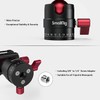 SMALLRIG 360° Ball Head with 1/4 Inch Screw Mount, Aluminium