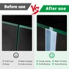 Huakaile T-Shaped Clear Door Draft Stopper Blocker, 9.8 Ft x