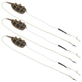 Fishing Inline Method Feeder,3Pcs European Style Fishing Inline Method Feeder Set Equipment Fishing Accessories Tackles