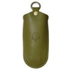 [132] surimufittoki-ke-su [Tochigi Leather] Genuine Leather [Green]