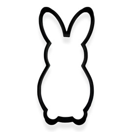 Easter Bunny Cookie Cutter | Easy-to-Push 3D-Printed Rabbit Shape for Easter Baking, Fondant, and Crafts | Cute Spring Cookie Cutter for Holiday Treats