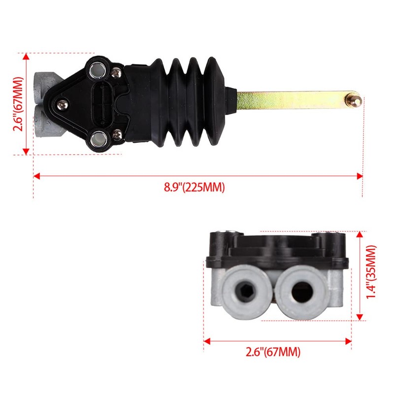Elvaesther Air Suspension Height Control Valve - Leveling Air Pouch