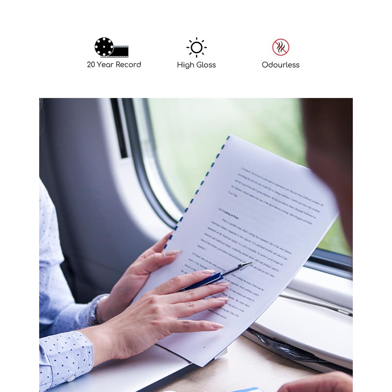 TATTMUSE A4 Thermal Printer Paper roll Total 4 Rolls (100