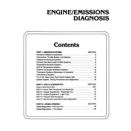 1989 Ford Car / Truck Emissions Diagnosis Shop Manual