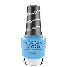 Morgan Taylor Nail Lacquer Summer Collection (Total Betty) Blue Professional, Vibrant, Chip-Resistant, Fast-Drying, Long-Lasting, High-Shine, 0.5 ounce