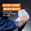 Armor All Ultra Shine Car Wash Wipes, Car Wipes for