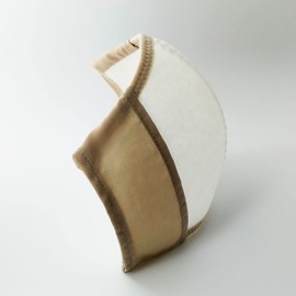 Tuyon T89 3D Mask Cover, Non-woven Fabric, Prevents Skin Rashes, Double Mask Protection, Cooling Fiber, 1 Piece, 100% Cotton, Washable and Reusable, UV Protection, Regular Size, 3D Construction, Breathable (Greige)