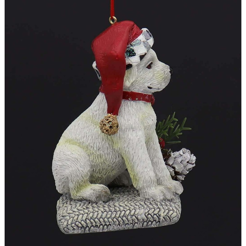 Kurt Adler Labrador Retriever Puppy on Bed Ornaments Set 9.5