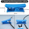 CESFONJER Pneumatic Hose, Polyurethane Air Compressor Hose with Blue Pipe