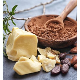 Raw Cocoa Butter Pure 100% Fresh (2, Ounces)