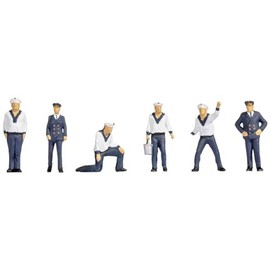 Noch® Marinai, Figure in Scala, 1:120 (TT) per modellini ferroviari e Modelli di Navi e diorami