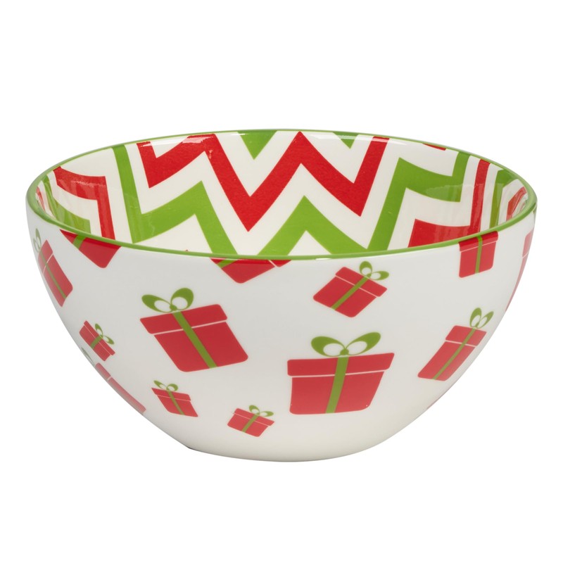 Holiday Fun 30 oz Porcelain Serving Bowls – Set of