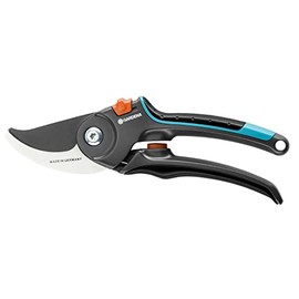 GARDENA Garden Secateurs B/M: Pruning shears with bypass blade for branches and twigs, maximum cutting 24 mm, spring integrated into handle, non-stick-coated upper blade (8904-20)