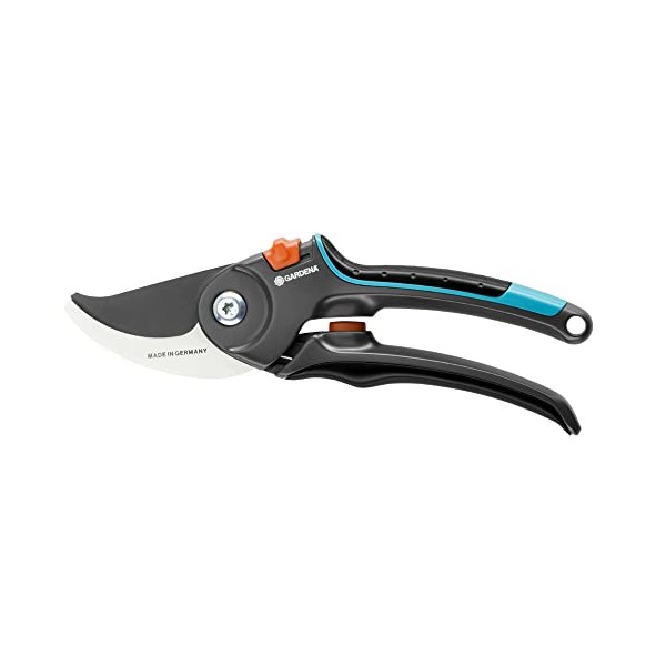 GARDENA Garden Secateurs B/M: Pruning shears with bypass blade for