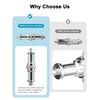 Selens 2 Pcs Up 3/8 to 1/4 Adapter Thread Screw
