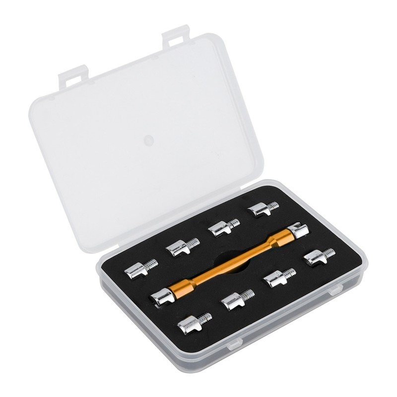 Motorcycle Spoke Wrench CNC Spanner Set 5.0‑6.8 Length 93mm/3.7in for