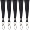 wangjiangda Lanyards for Neck Name Badge Keys Office Flat Nylon