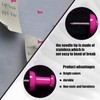 VAPKER Push Pins Tacks 120Pcs Solid Hot Pink Thumb Tacks