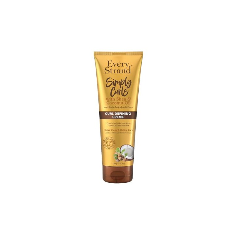 Every Strand Curling Creme Simply Curls Coconut Oil Shea Butter