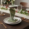 160-Pack Green Scalloped Cocktail Napkins with Gold Foil, 5 x
