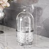ARAINY Makeup Brush Holder with Lid, 360° Rotating Cosmetic Tools