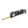 Multipurpose Laser Leveller Infrared Spirit Level Tape Measure Tool for