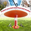 andergi 13" Hummingbird Feeder Shade Cover,Bird Feeders Dome Rain Cover,Squirrel