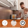 ledscom.de Siris LED Under-Unit Light Matt White with Connector, Corner