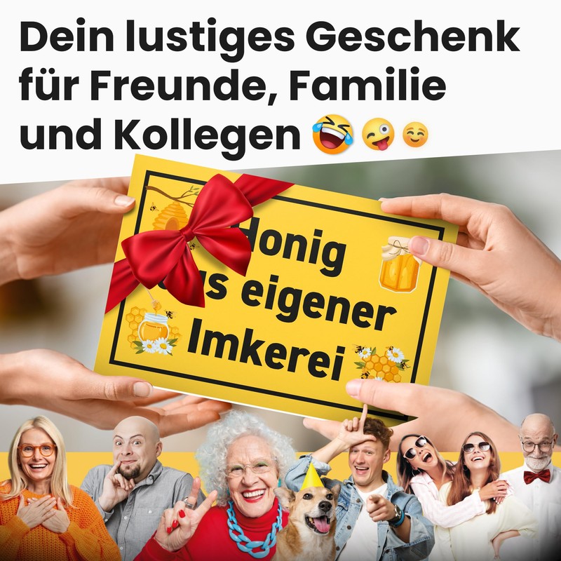 DankeDir! Honig aus eigene Bekerei – 30 x 20 cm