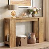 Tohomeor Entryway Console Table, Farmhouse Narrow Sofa Table Behind Couch,