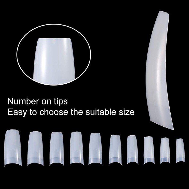 1000 piece false nails set, acrylic nail tips, fake nail