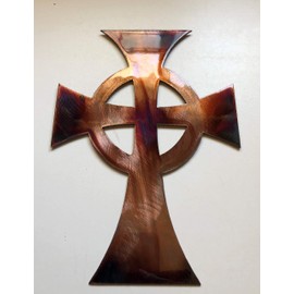 Metal Art Celtic Cross 9 1/2" x 7"