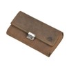 Greenburry Waiter's Wallet Set Leather Brown Antique Waiter's Set Wallet