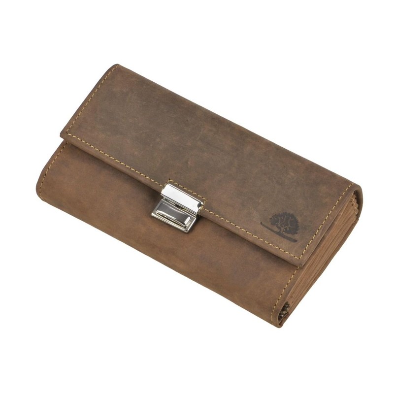 Greenburry Waiter's Wallet Set Leather Brown Antique Waiter's Set Wallet