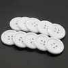 100 Pieces Buttons, 4 Hole Round Resin Buttons for DIY