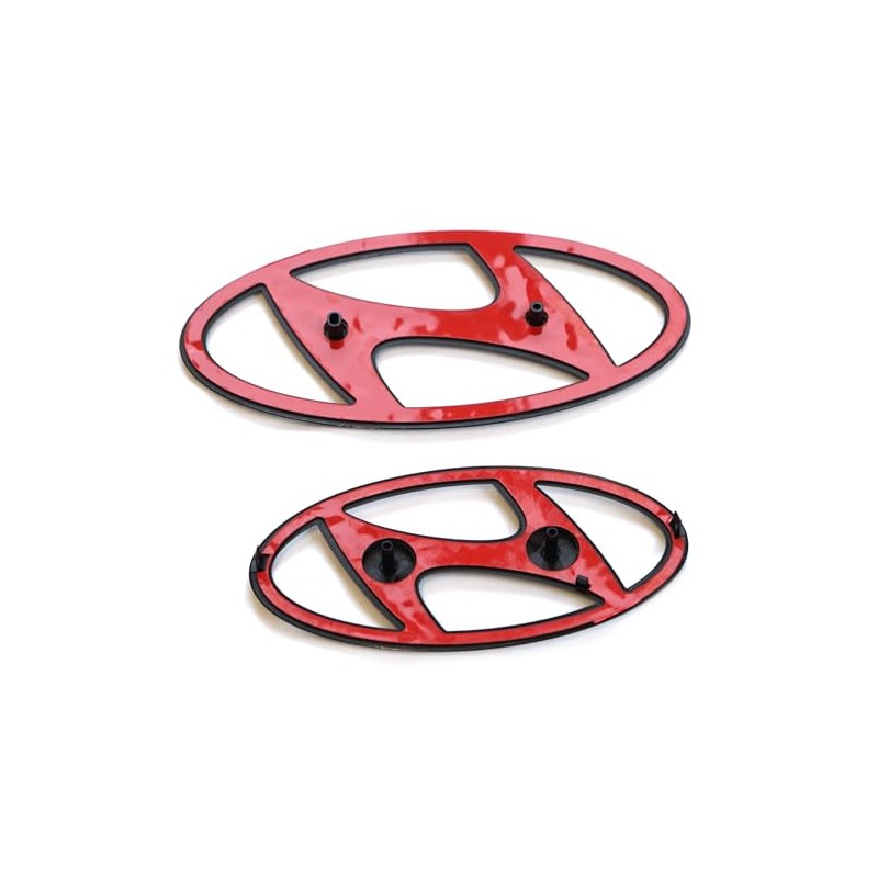 Hyundai 9999Z057258 Logo Emblem 2-Piece Black