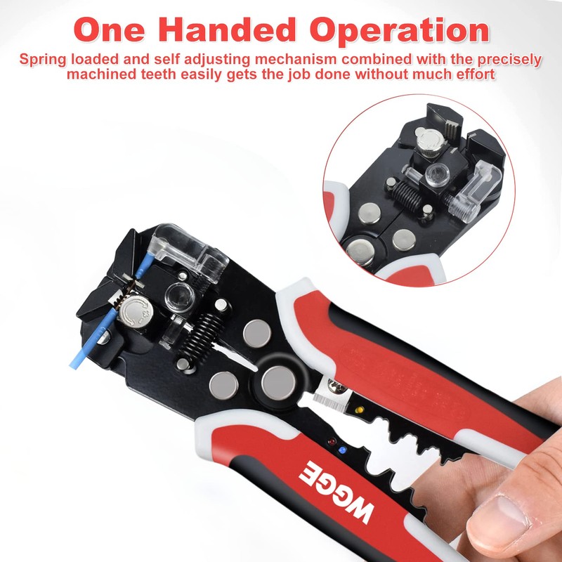 WGGE WG-014 Self-Adjusting Insulation Wire Stripper. For stripping wire from