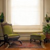 Red Lantern Rice Paper Cordless Window Shade Blinds - White