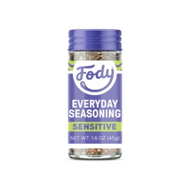 Fody Foods Everyday Seasoning, 1.6 Oz, Garlic and Onion Free, Low FODMAP Certified, Gut & IBS Friendly, Vegan, Non-GMO, Gluten Free, Keto Friendly