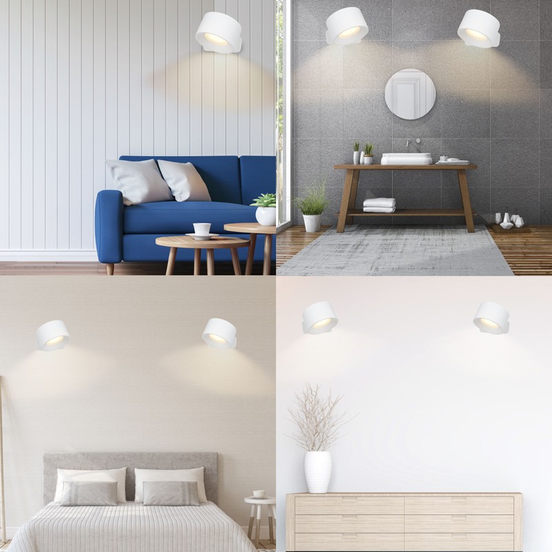 Neoglint 1pc 4.5W USB Cabinet Lamp Bedside book light Built-in