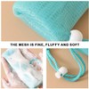 Pack of 8 Soap Bags for Soap Pieces, Scrubber Mesh