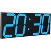 CHKOSDA LED Large Digital Wall Clock, Oversize Wall Clock with